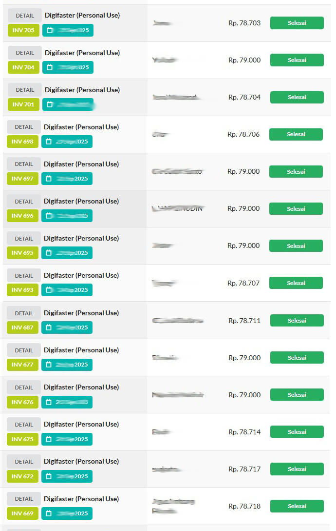 Invoice join Digifaster 4