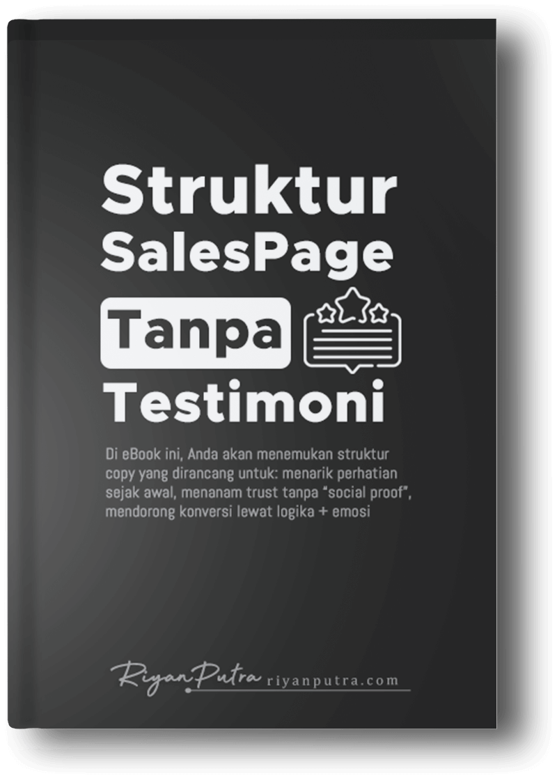 Struktur Salespage tanpa Testimoni